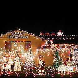 Dazzle Bright Outdoor Christmas String Lights, 1000