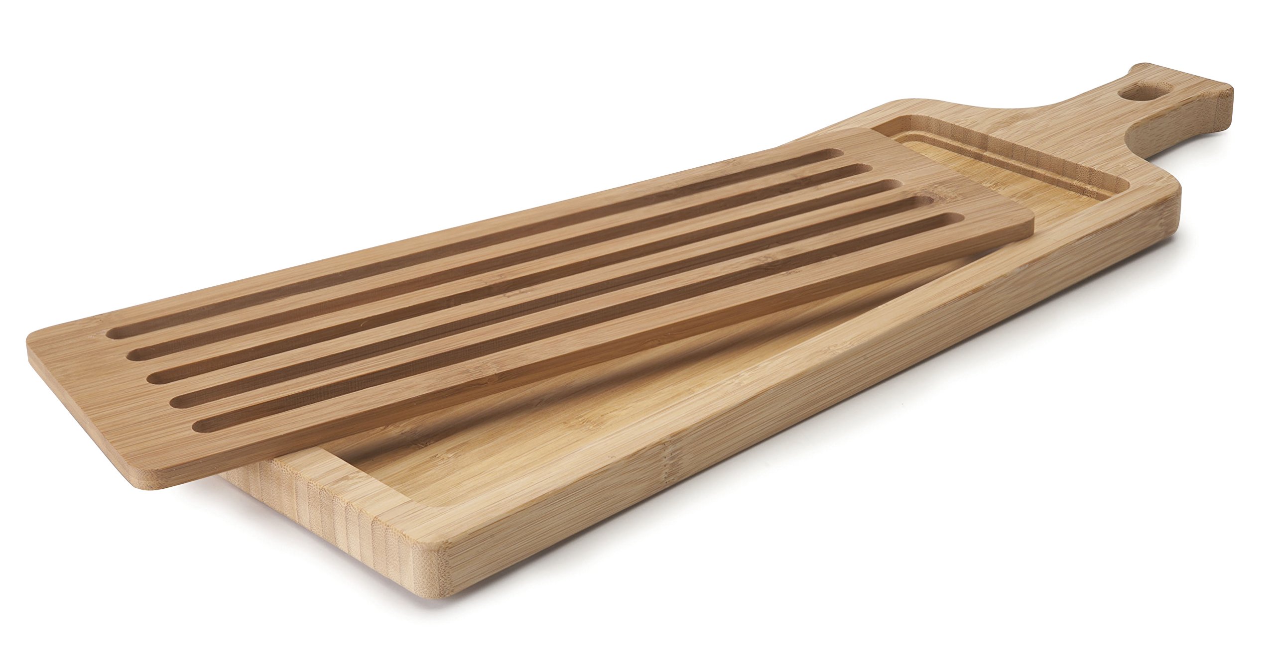 Lacor 60495 Bamboo Bread Cutting Board, 50 x 15 x 2 cm, Brown