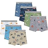 Hanes boys Potty Training Underwear, Light Leaks Toddler Cotton Briefs and Boxer Briefs, Multi-pack