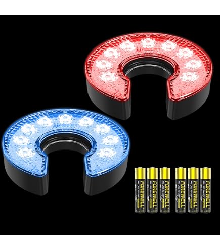 Éclairage LED Pour Trou De Golf - Multicolore, Fonctionne Sur Piles, Installation Facile - Pour Entraînements Nocturnes Ou Fêtes - 13