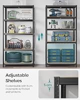 Songmics GLR050B02 Set of 2 Heavy Duty Shelving Units 5 Shelves 600 kg view 4