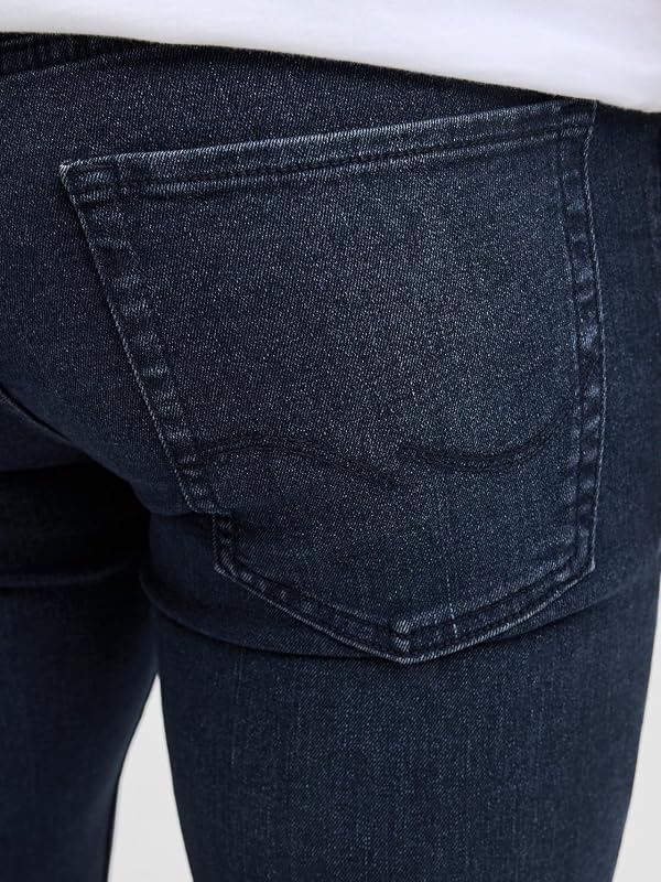 Jjiliam Jjoriginal Agi 004 Noos Homme Jean skinny, Bleu Fonce, 29W / 32L