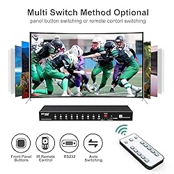 MT-VIKI Rack Mount HDMI Switch, 8 Ports HDMI Switch