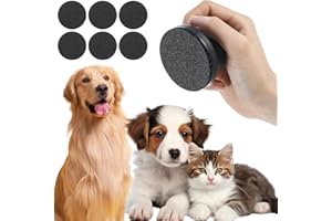 CIATBYYJ Dog Nail File with 6Pcs Replaceable Filing Disc, Dog Scratch Board for Safe and Easy Nail Care, Dog Nail Scratch Board Ensures Smooth and Healthy Nails for Dogs and Cats