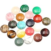 Natural Stones Cabochon 4 6 10 12 14 16 18 20 MM Round No Hole for Making Jewelry