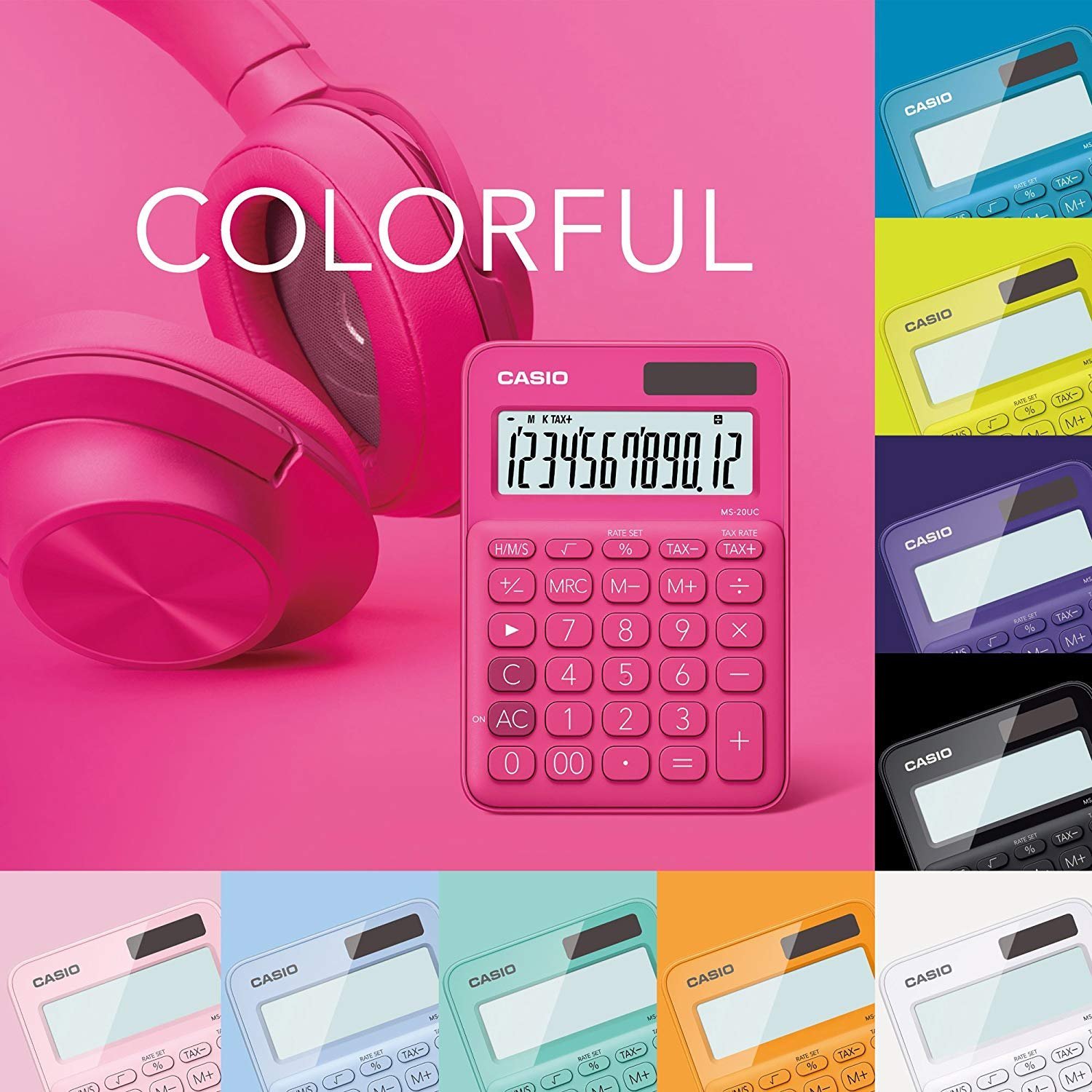 Calculators Casio Ms uc Pl Colorful Calculator Msuc Purple Business Industrial Calculators Casio Ms uc Pl Colorful Calculator Msuc Purple Business Industrial