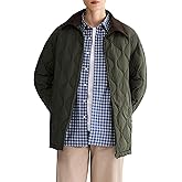 Orolay Women's Oversized Lightweight Down Jacket Zip Up Barn Quilted Puffer Coat Casual Outerwear with Pockets