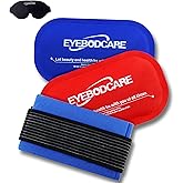 EYEBODCARE Reusable Ice Packs for Injuries, Hot and Cold Therapy Gel Ice Packs with Flexible Wrap and Eye Mask, for Joint Pain, Swelling, Muscle Pain, Knees, Back, Shoulder & More (3-Piece Set)