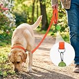 Joytale Padded Handle Dog Lead Double-Sided Reflective Nylon 1.2m Orange view 2