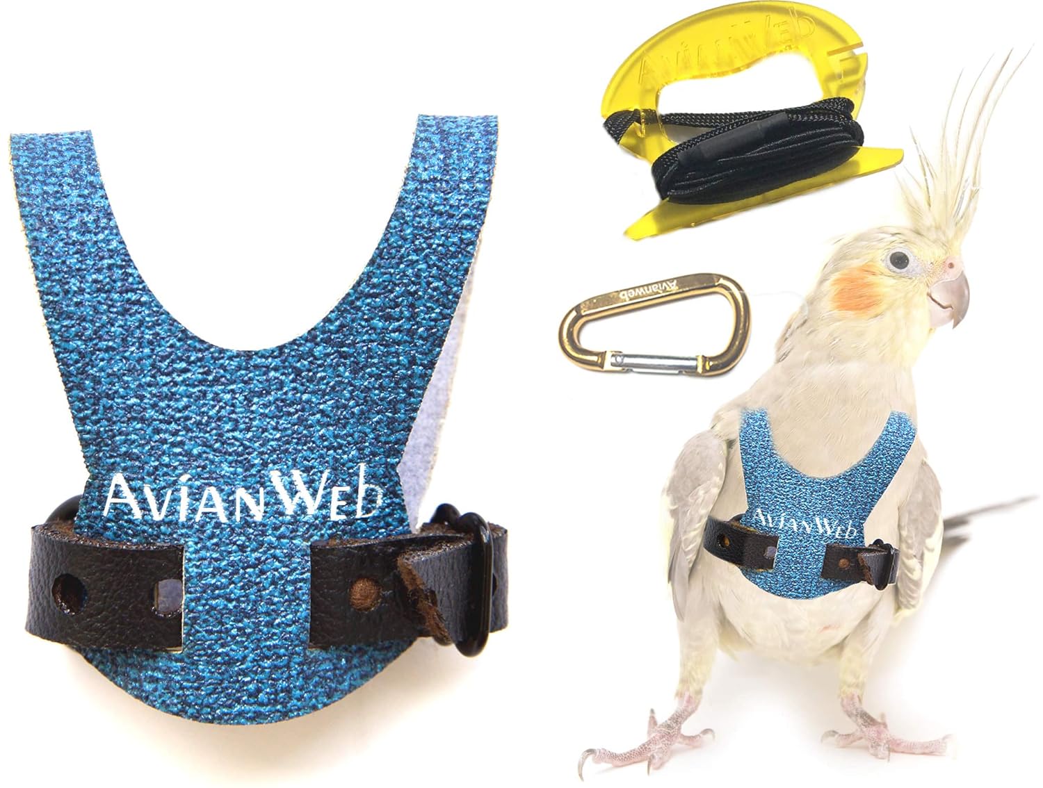 Avianweb EZ Bird Harness & Leash Specifically Sized for