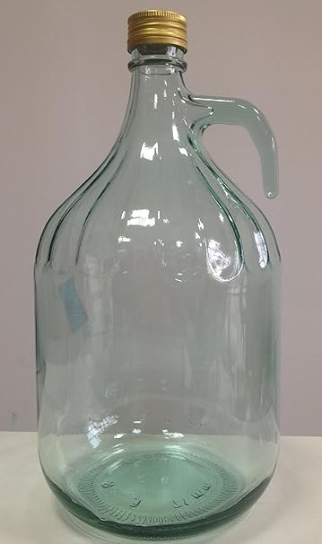 GLASBALLON GÄRBALLON FLASCHE GLASFLASCHE WEINBALLON 3 LITER GLAS BALLON 3L NEU BDG3Z