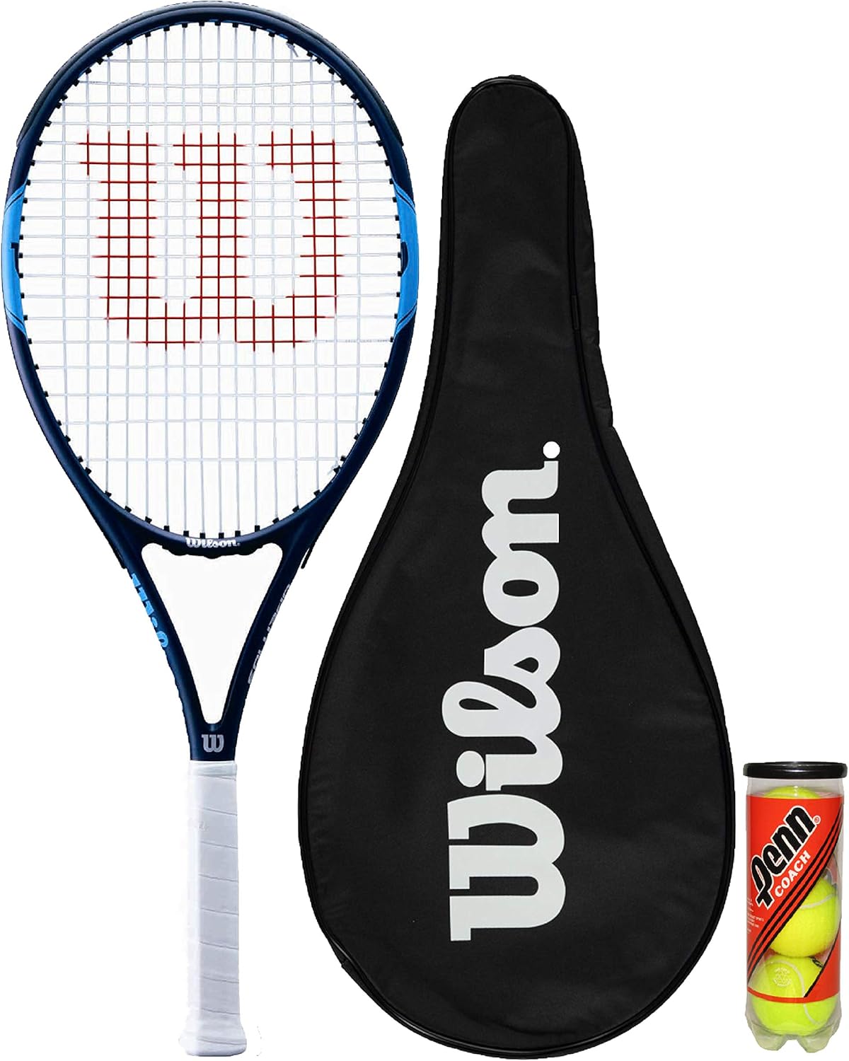 Wilson XP Racchette Da Squash - Doppio Set Con Custodia E 3 Palline | Ideale Per Giocatori Di Tutti I Livelli - Foto 6