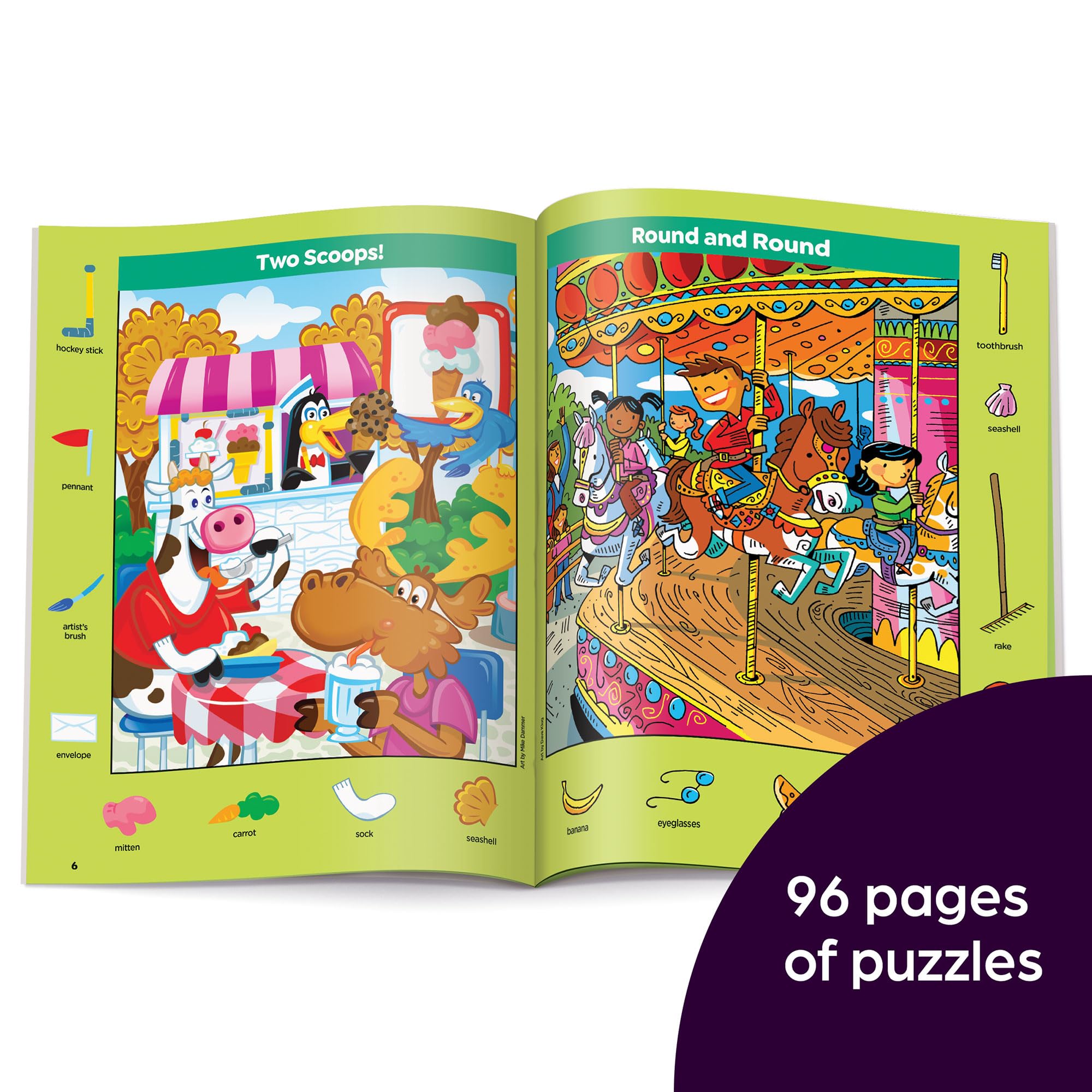 Playtime Sticker Puzzles (Highlights? Sticker Hidden Pictures)