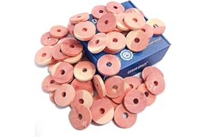Cedar Space Cedar Blocks for Clothes Storage 100% Natural Aromatic Red Cedar Rings 54Pcs Protection for Wardrobes Closets and