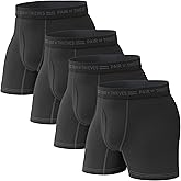 Pair of Thieves Men's Underwear Boxer Briefs | EDK Soft Cotton Boxer Briefs for Men | 4 Pack Tagless Mens Underwear