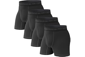 Pair of Thieves Men's Underwear Boxer Briefs - Soft Cotton Boxer Briefs for Men Pack - 4 Pack Tagless Mens Underwear