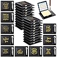 Tenceur 30 Pcs Appreciation Sticky Note Holder,Appreciation Gifts Bulk for Employees Coworkers Teacher Nurse,Thank You Gifts Sticky Notes Pen Holder with PU Leather Box for Office Team