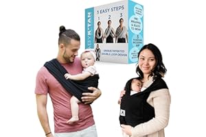 Original Baby K'tan Baby Carrier: #1 Easy Pre-Wrapped, Soft, Slip-On, No Rings, No Buckles | 5 in 1 Baby Sling Gift | The Best Hands Free Infant Wrap For Newborn to Toddler up to 35lb (See Size Chart)