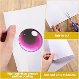 Yolev White PVC Mesh Sheet 30x100cm Waterproof Plastic for Fursuit Eyes Cosplay view 3