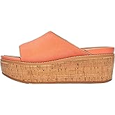 FitFlop™ Women's Eloise Cork-Wrap Suede Wedge Slide Sandal