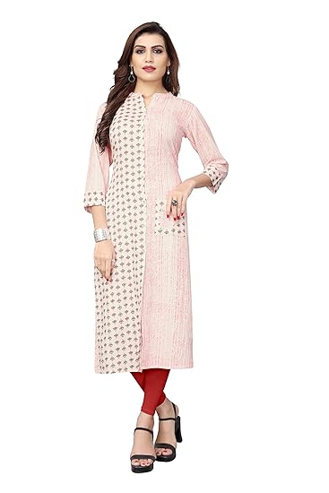 Navabi Export Womens Flex Cotton Printed Multicolor Kurti (VF-KU-197)