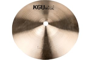 KGUBRASS 6-Inch SPLASH Drum Cymbal by KGUmusic – TRADITIONAL Series – Handcrafted B20 Alloy – Quick, Bright Accents – Made with Authentic Turkish Cymbal-Making Techniques