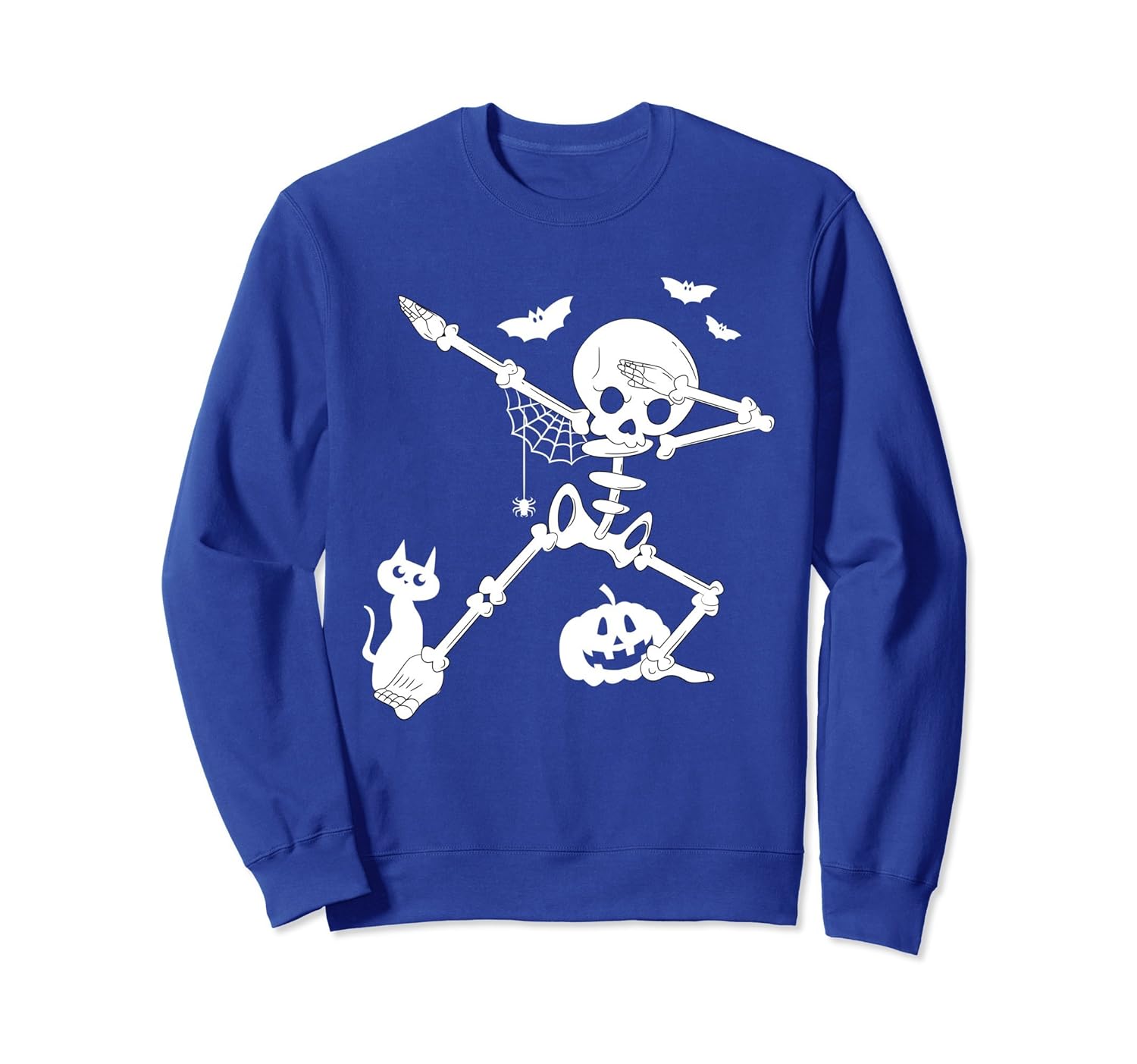 Halloween Sweatshirt for Kids with Dabbing Skeleton-ANZ