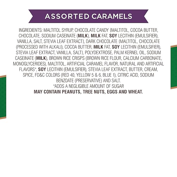 RUSSELL STOVER SUGAR-FREE ASSORTED CHOCOLATE CARAMELS, 1.1 POUND (PACK OF 1)