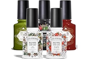 Poo-Pourri Before You Go Toilet Spray 5 Pack Set 2 oz Bottles, Peaches And Cream, Fir Flush, Flush Down, Berry and Bright, Balsam Bum Set