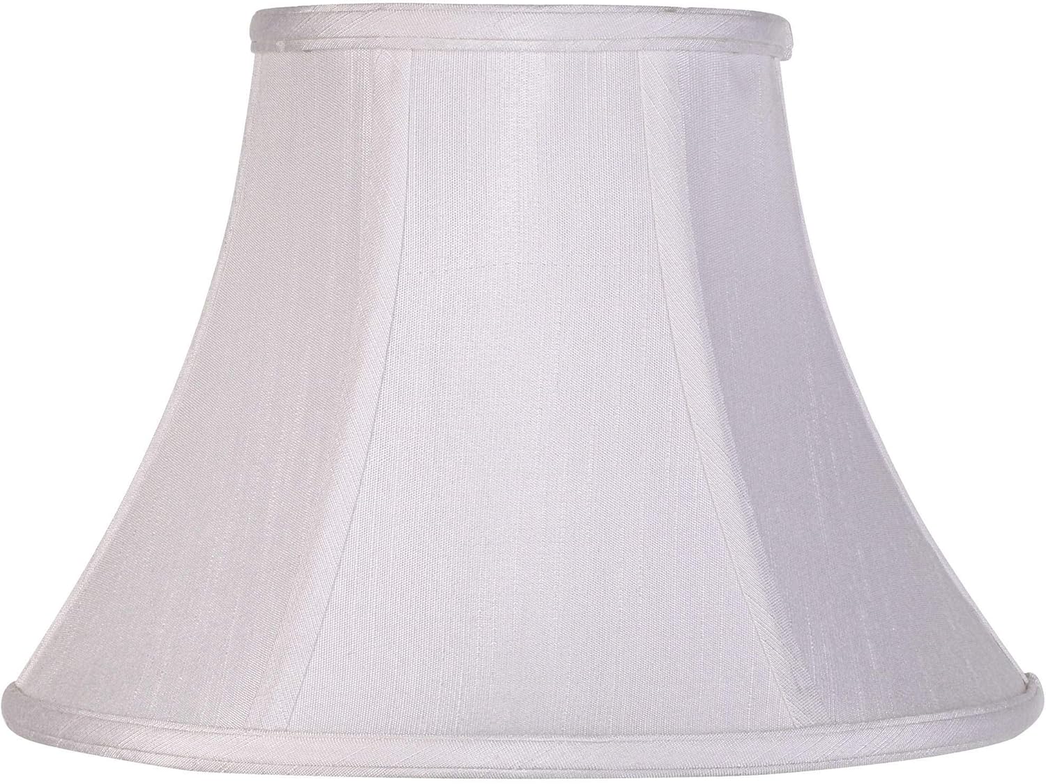 white bell lamp shade