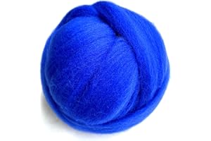 PURPLAISIR 100.1g roving Wool、Fleece, Needle Punched, Fiber Yarn, Wool Yarn Used for Needle Punched Felt