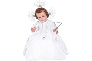 A&C Quinceañeras and More Nino Dios Rey de la Salud Outfit, Trajecito Nino Dios Rey de la Salud Baby Jesus outfit baby jesus clothes (40 cm)