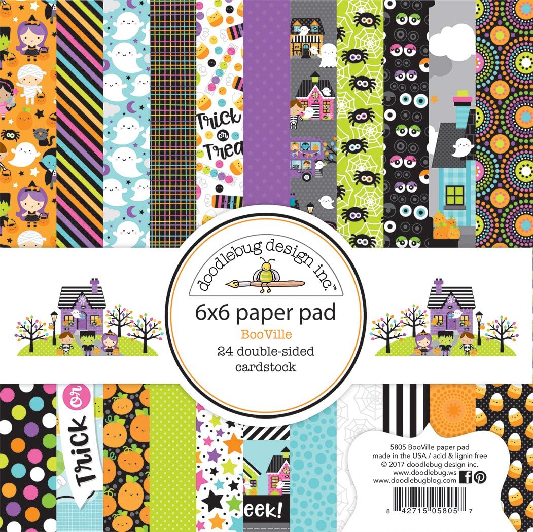 Booville 6 x 6 Paper Pad - Doodlebug