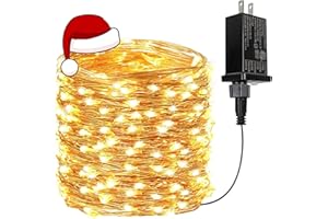 BHCLIGHT 66Ft 200 LED Fairy Lights Plug in, Waterproof String Lights Outdoor & Indoor 8 Modes Christmas Light Bedroom Decor, Timer Twinkle Lights for Girl's Room Garden Party Christmas Decorations (Warm White)