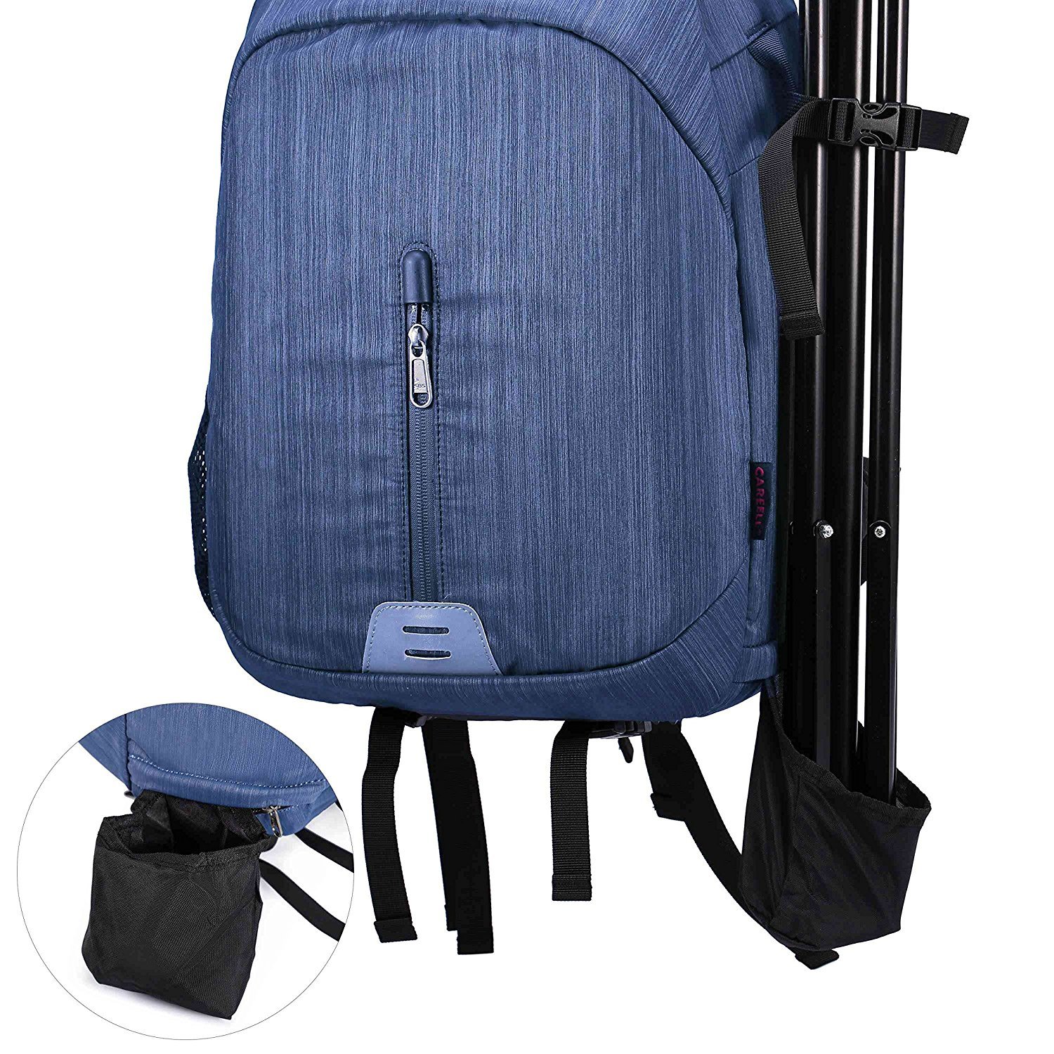 Sac à dos pour appareil photo et Reflex et accessoires, Pbreack Sac à dos Caméra vidéo étanche randonnée housse sacoche anti-choc (Bleu)