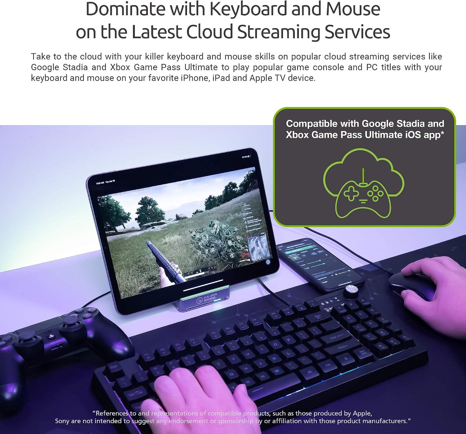 KeyMander 2 GE1337M Mobile Keyboard Mouse Adapter for iPhone iPad or Apple TV. Play with the latest Apple Arcade games - Image 5