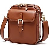 Small Crossbody Bags for Women Vegan Leather Messenger Purses, Vintage Wallet Anti Theft Shoulder Handbags with Card Slots
