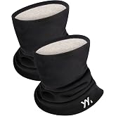 YANIKY Winter Fleece Neck Gaiter Warmer – Soft Modal Face Cover & Windproof Ski Mask Scarf for Men Women