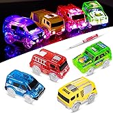 Amazon.com: USA Toyz Glow Tracks Starter Kit Race Tracks and 2 LED Toy ...