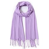 Cindy & Wendy Pashmina Shawls and Wraps Large Scarfs for Women Wedding Party Bridal Long Fashion Solid Shawl Wrap Fringes
