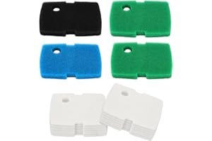 16 PCS Replacement Canister Filter Pad Compatible with Pennplax Cascade 1200/1500 CCF4UL/CCF5UL, Aquarium Sponge Media Parts 