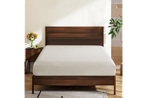 SHUNJIE.HOME King Size 100% Egyptian Cotton Fitted Sheets 600 Thread Count 16" Deep Pocket, Ultra-Soft Hotel Luxury, Durable, Breathable and Comfy Bottom Sheet (1 Pack King Fitted Sheet, Light Beige)