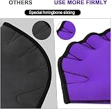 TAGVO Aquatic Gloves Webbed Swim Gloves Water Resistance Training view 4
