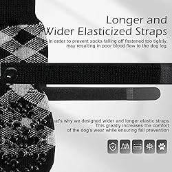 EXPAWLORER Anti Slip Dog Socks to Prevent Licking