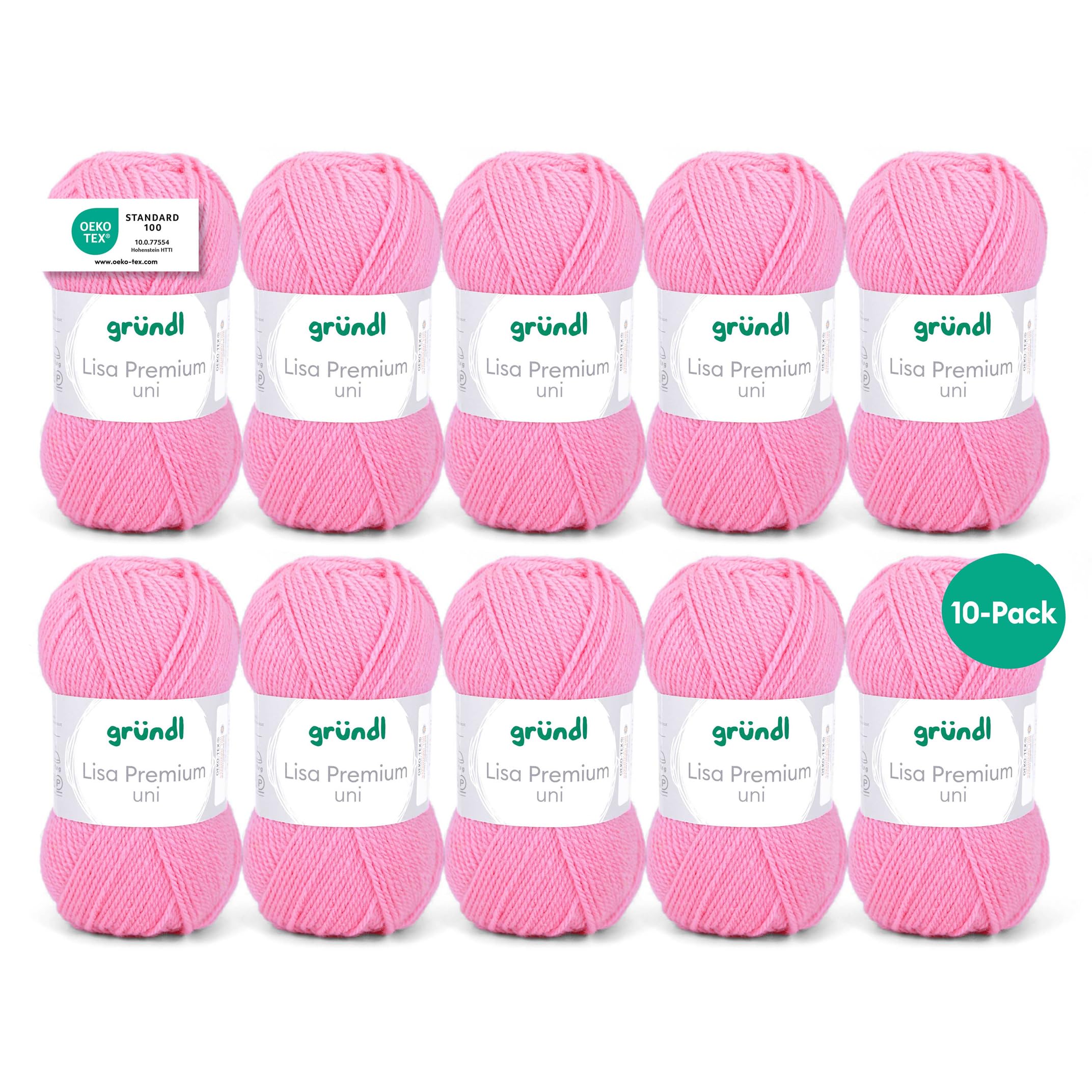 Grundl Lisa Premium uni 50g - Rose 31 -Pack of 10 — image 1