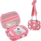 Leayjeen Kids Camera Case Compatible with Goopow/Mgaolo/CIMELR/Seckton/OZMI/Dylanto Kids Camera Toys and Children Digital Video Camera,Best Christmas and Birthday Gifts-Pink Unicorn(Case Only)