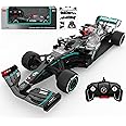 Voltz Toys Authentic Licensed 1:18 Mercedes-Benz F1 W11 Remote Control Car - F1 Collection RC car Series for Kids and Adults - 2.4GHz RC Car for Gift (1:18 Mercedes-Benz F1 W11)