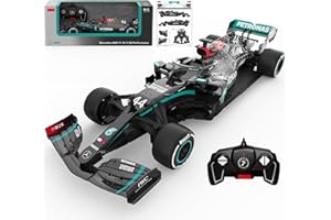 Voltz Toys Authentic Licensed 1:18 Mercedes-Benz F1 W11 Remote Control Car - F1 Collection RC car Series for Kids and Adults - 2.4GHz RC Car for Gift (1:18 Mercedes-Benz F1 W11)