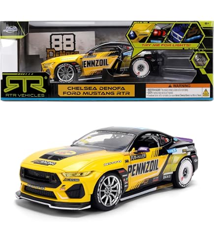 Amazon.com: Jada Toys Pennzoil 2025 Ford Mustang RTR 213 Ben