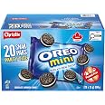 OREO Minis Chocolate Sandwich Cookies, Peanut-Free, Baked in Canada with Real Cocoa for Lunches and Party Favours, 20 Snack P
